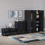 Tayce 4 Piece Bedroom Set (2 Drawer Bedside Chest X2, 5 Drawer Chest, 3 Door Wardrobe)-911536577