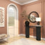 Miroir mural en métal avec détails perlés-72058590