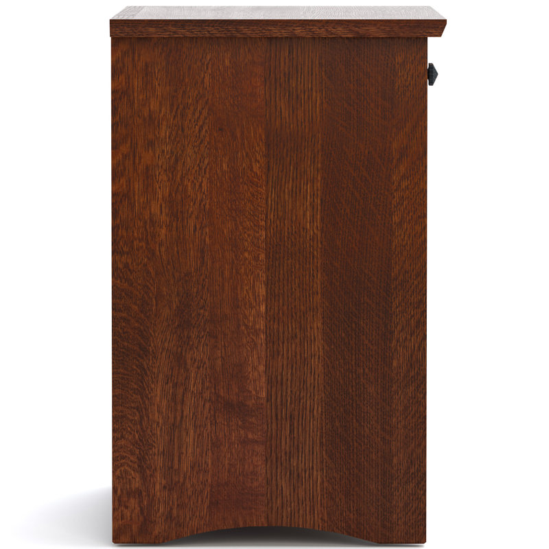 Highlands 1 - Drawer Solid Wood Nightstand, Onondaga, Left