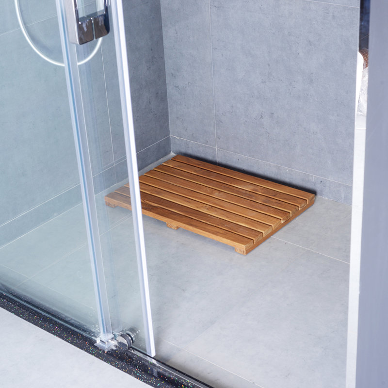 Younkin Teak Non-Slip Shower Mat