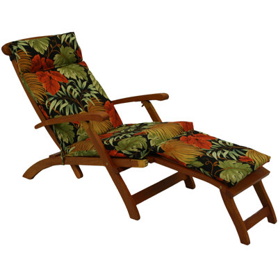 Apolito Outdoor 3'' Chaise Lounge Seat / Back Cushion