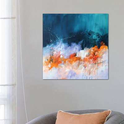The Beginning And The End by Sana Jamlaney - Wrapped Canvas Painting
