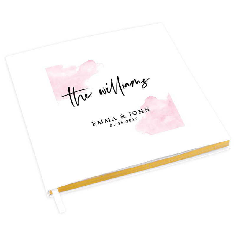 Livre d'or de mariage d'automne personnalisé