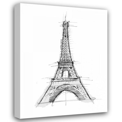 Art sur toile tendue ArtRid OnRei, titre: Eiffel