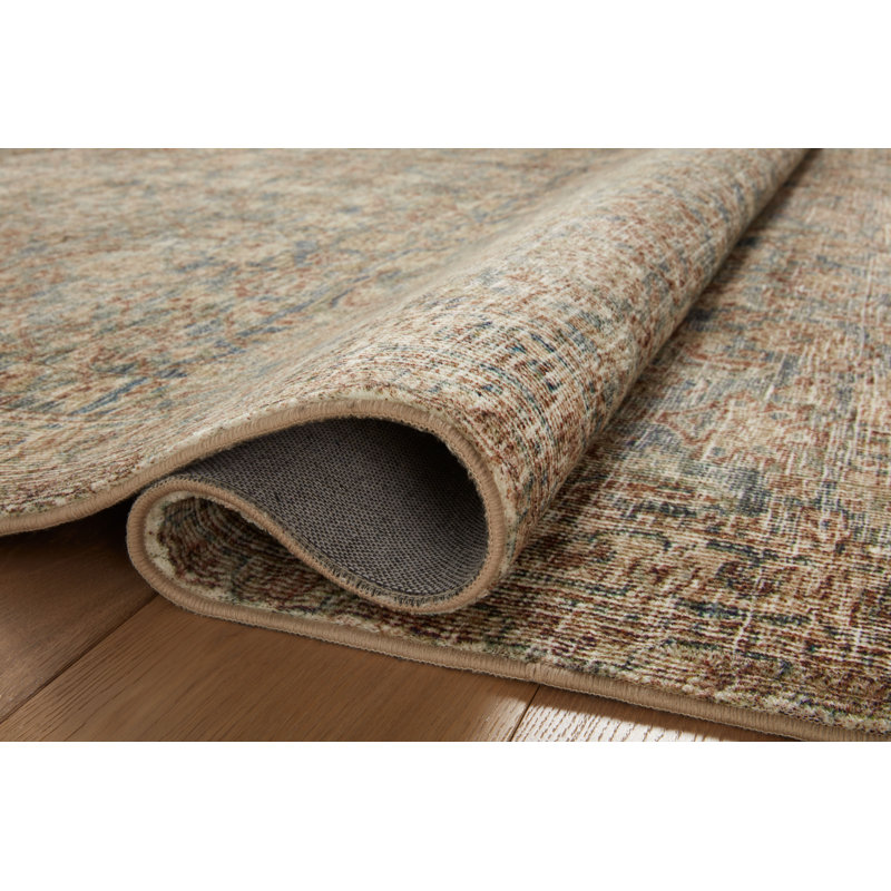 Amber Lewis x Loloi Morgan Sea / Sage Area Rug feat. CloudPile, Rectangle 9'6" x 13'6"