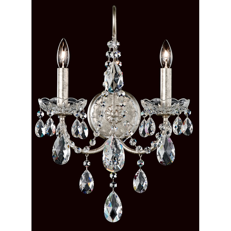 Sonatina 2 - Light Candle Wall Light, Aurelia, Swarovski Elements Clear