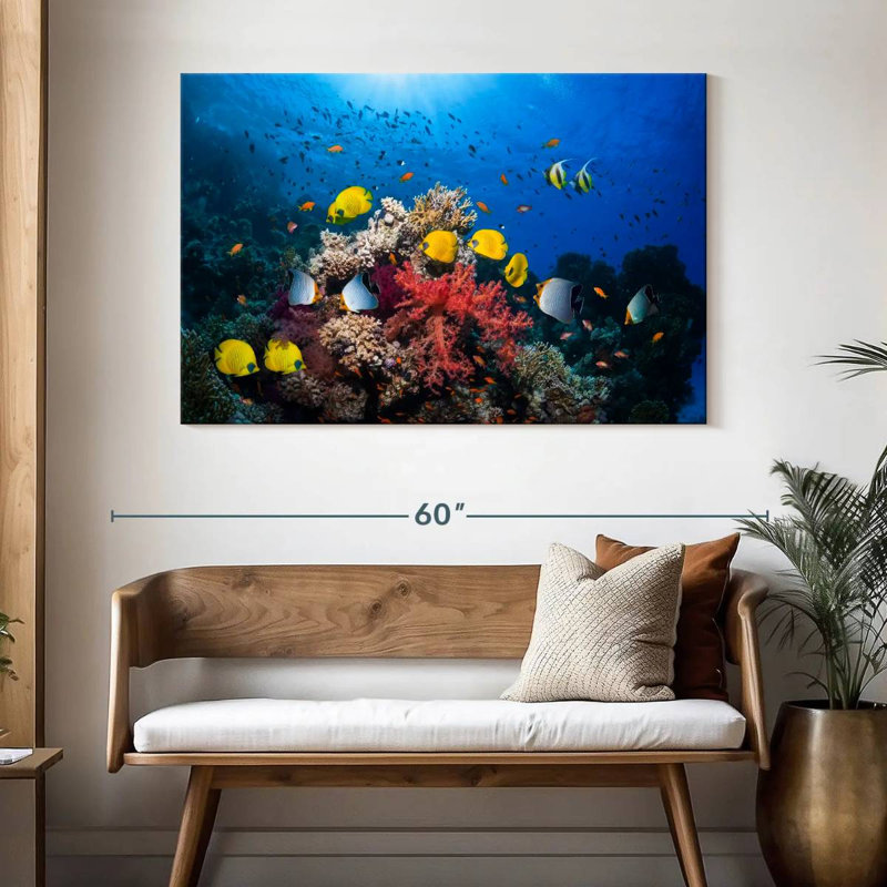 Brampt Underwater Red Sea Life, 32" H x 48" W