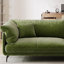 70.87" Green Velvet Standard Sofa cushion couch-108839973