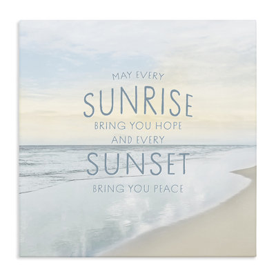 Sunrise & Sunset Statement Canvas, design by Natalie Carpentieri