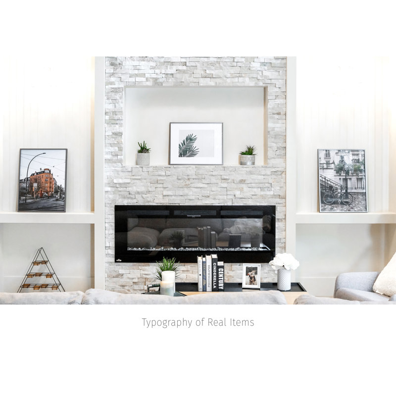 Cadre photo en aluminium, Gris