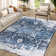 Vintage Washable Non Slip Area Rug for Living Room Rug Entrance Rugs Floral Distressed Carpet Soft Bedroom Low Pile Stain Resistant Carpet Dining Room Kitchen No Shedding Rug Indoor Floor Mats Laundry Farmhouse Decor Rugs