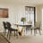 Modern Faux  Leather Upholstered Dining Chairs Wingback Side Chairs With Metal Legs-1837897107-1839904050