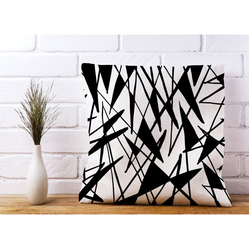 Klarice Abstract Square Cushion