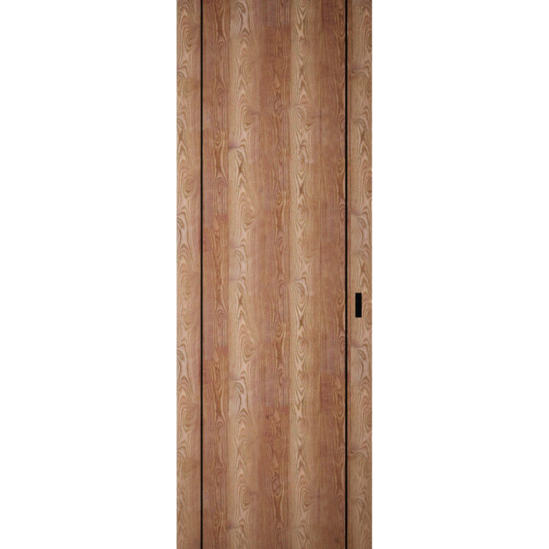Hidden Barn | Planum 0017 | Sturdy Finished Flush Modern Doors | Magic Concealed Sliding Set, 30 po x 84 po, Noyer