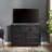 Dresser 7 Drawer Farmhouse Storage Cabinet | Black | Living Room