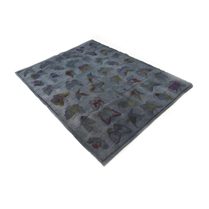 Tapis gris graphite 4 x 6 Puleo