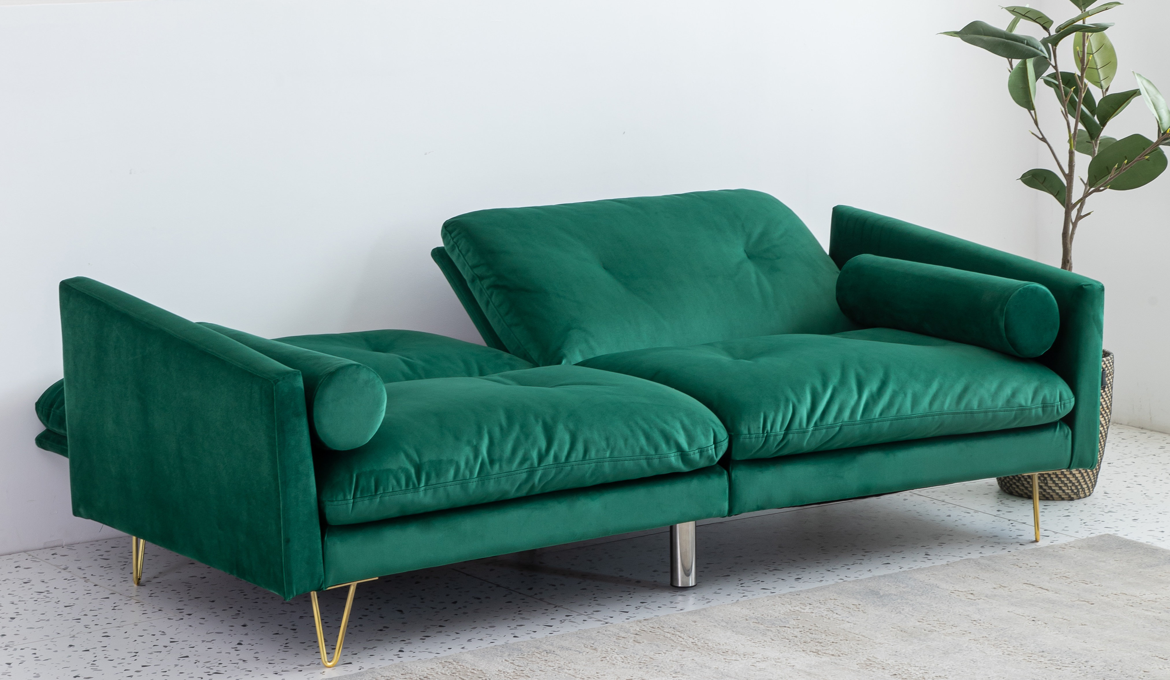 Green couch wayfair discount