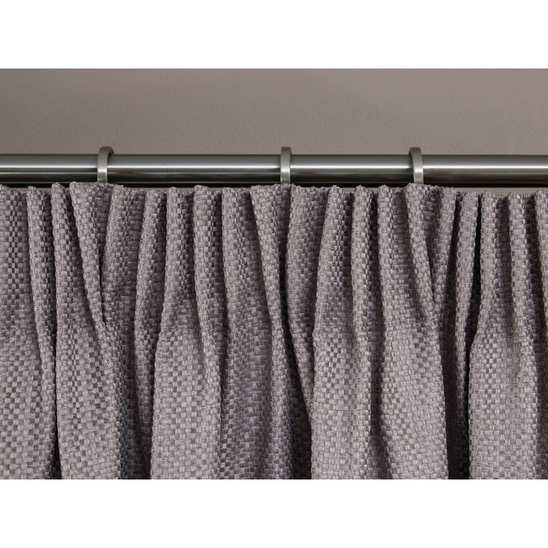 Scandinavia Room Darkening Sliding Panel, Gray, 94" x 118"