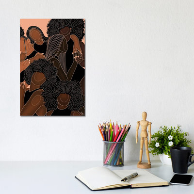 Melanin Sistas- Gallery-Wrapped Canvas Giclée