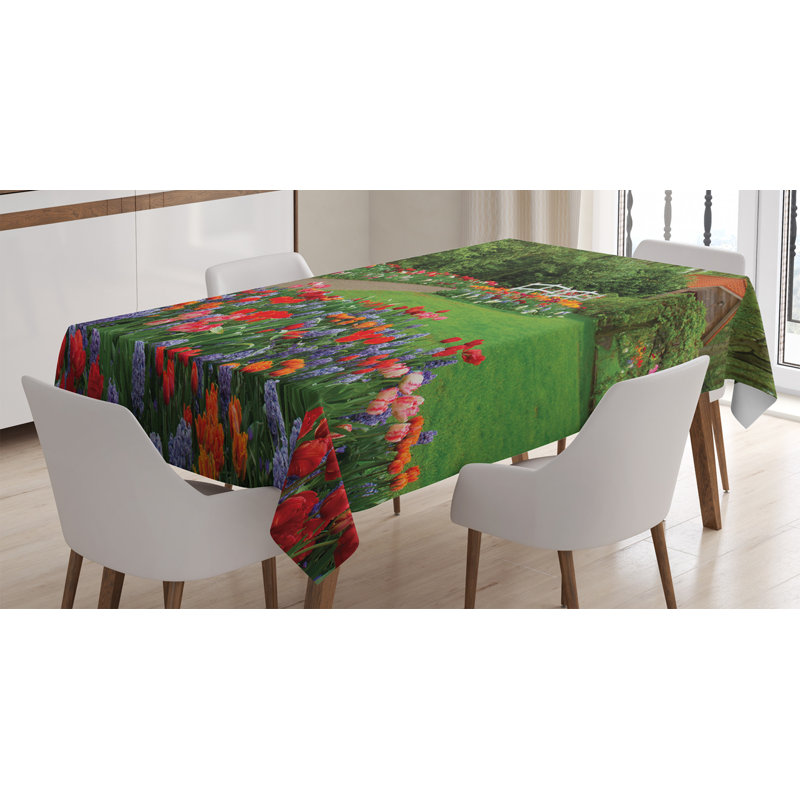 Nappe de jardin rectangulaire Ambesonne, 84 po x 60 po