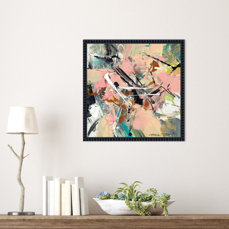 «Graceful» par Suzanne McCourt, reproduction d'art sur toile encadrée, 16 x 16