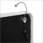 Grand lit plateforme tapissier avec 2 lampes de lecture-2103265617