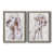 Toile avec cadre gris