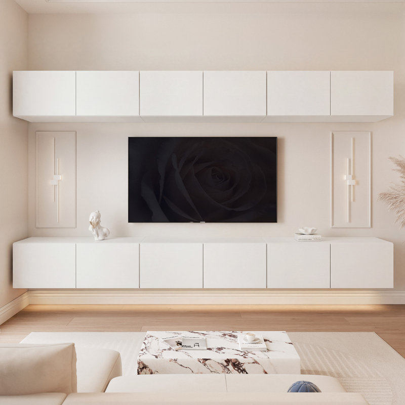 Unfinished with Fireplace Included, White Matt