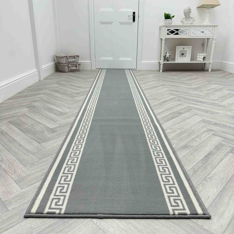 Runner Geometric Area Rug, Runner 60 x 420 cm