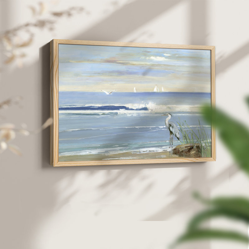 Sunrise Bay - Impression encadrée - Restickable, H 8 po x l 10 po, Naturel