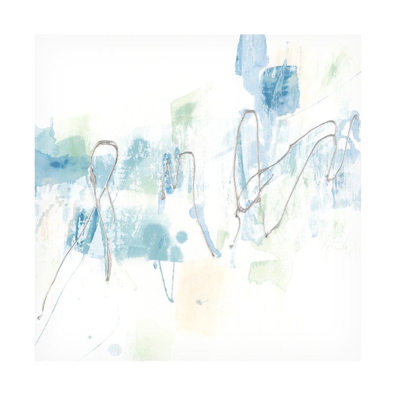 "Scribe arctique I" sur toile, H 14 po x l 14 po