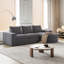 Canapé modulaire incurvé 99 po Chenille Cloud