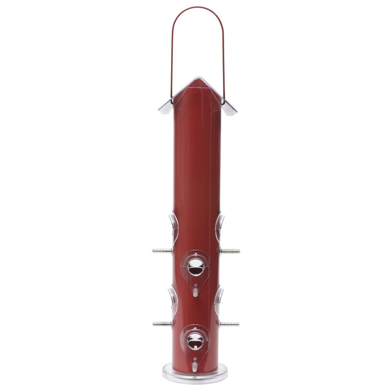 Metal Hanging Tube Bird Feeder
