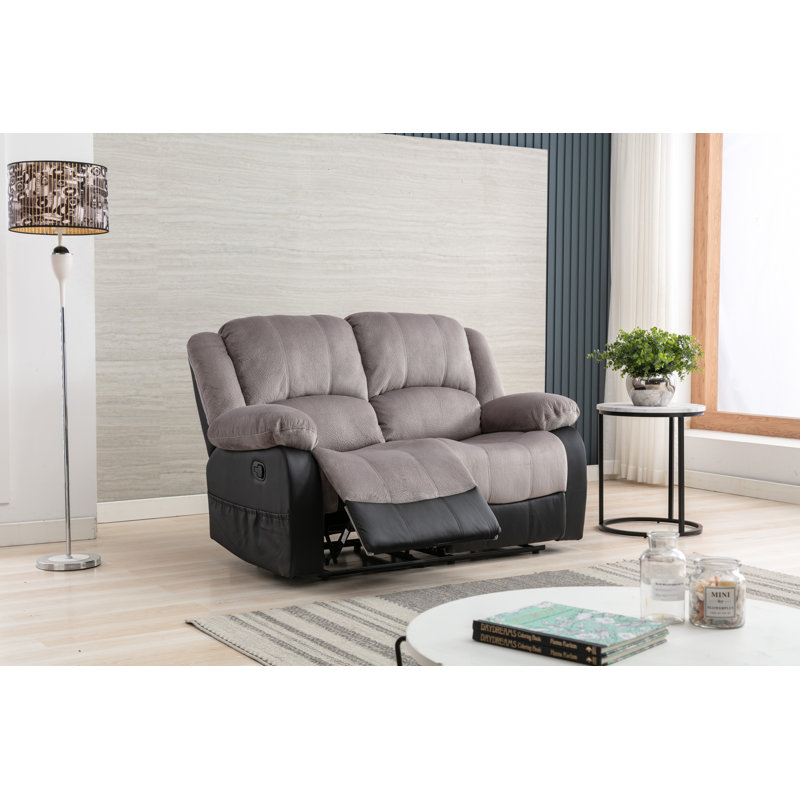 Causeuse Alizzon, Mélange de polyester gris