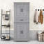 Armoire de rangement de salle de bain moderne avec tiroir spacieux, tablettes réglables et sécurité anti-basculement-1226535416