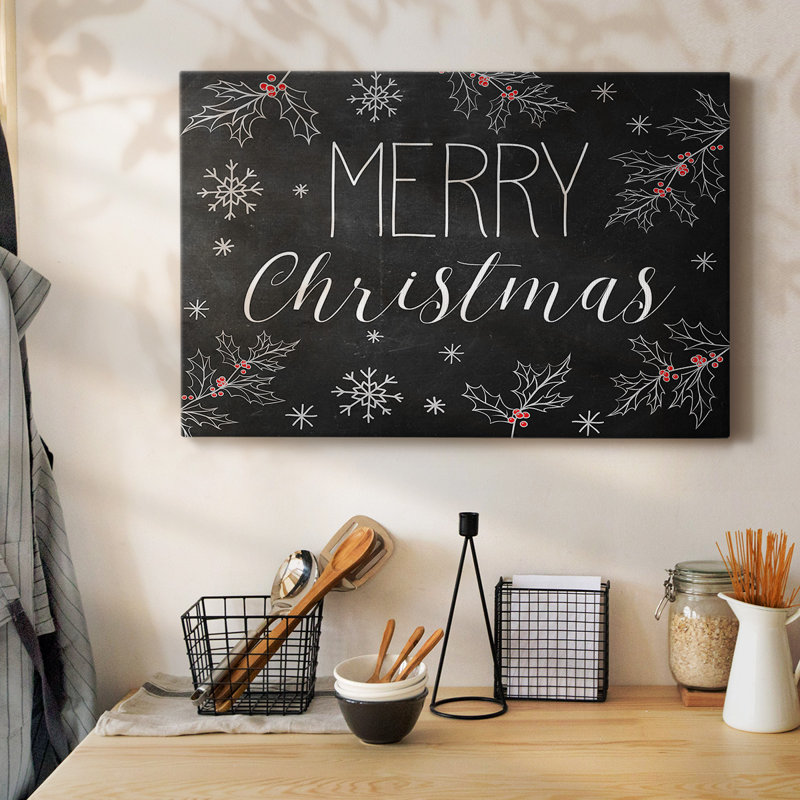 Merry Christmas Chalkboard-Gallery, H 32 po x l 48 po