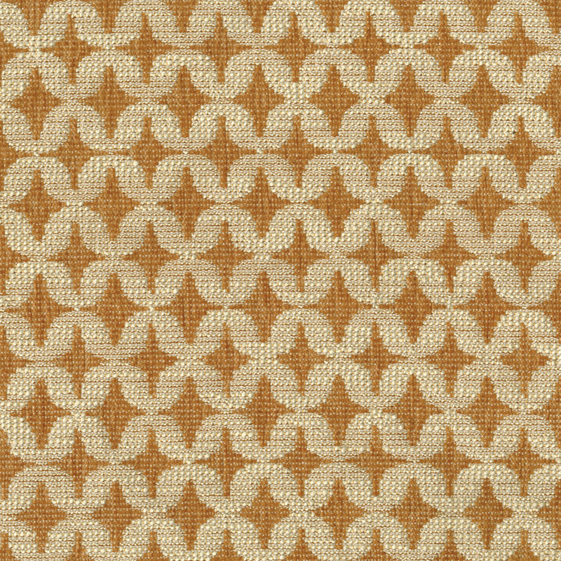 Tissu jacquard Abbeyshea Hyle par The Yard, Ocre