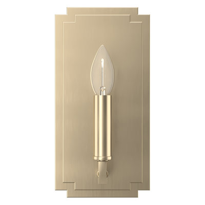 1 - Light Dimmable Candle Wall Light