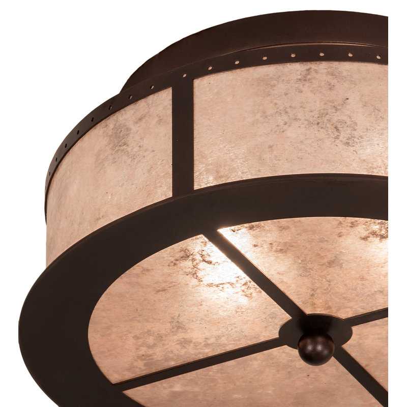 Flores Fabric Flush Mount