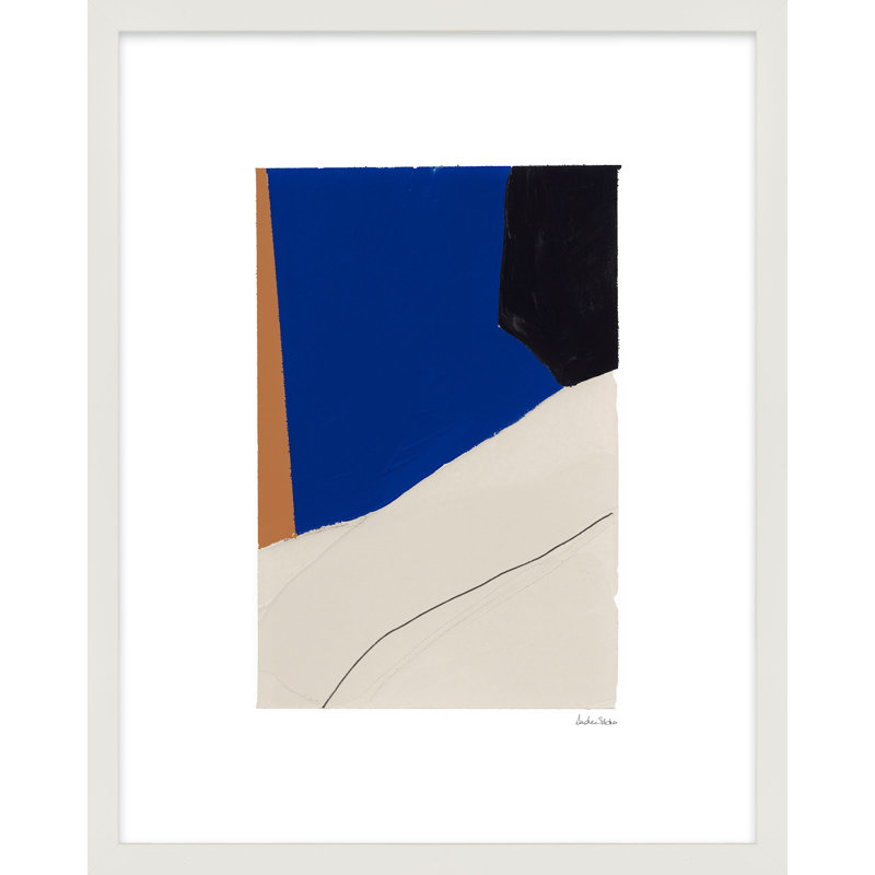 Arrangement 3 par Andrea Stokes - Art mural encadré, Cadre blanc, H 38 po x l 30 po x P 1,25 po