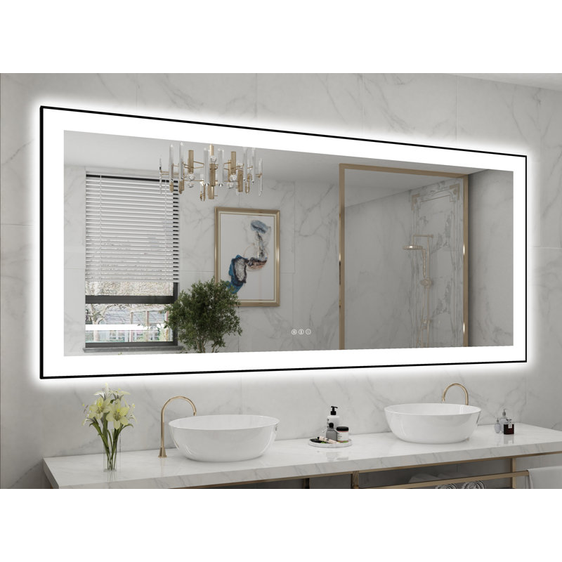 Miroir de salle de bain Dokes, 32 po x 72 po