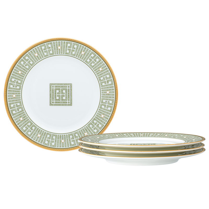 Noritake Infinity Bread & Butter/Appetizer Plates, 6-1/2", Green Gold