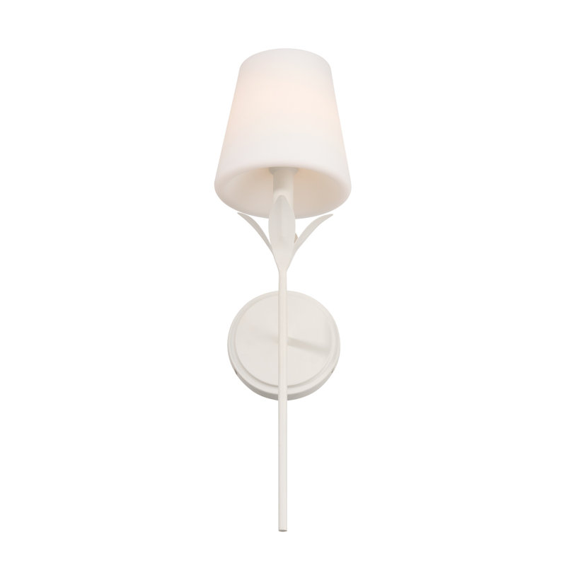Bransbury 6'' Matte White Sconce, White