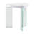 Silsden Glass Top End Table-599498460