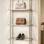 Vitrine simple en acier inoxydable argenté