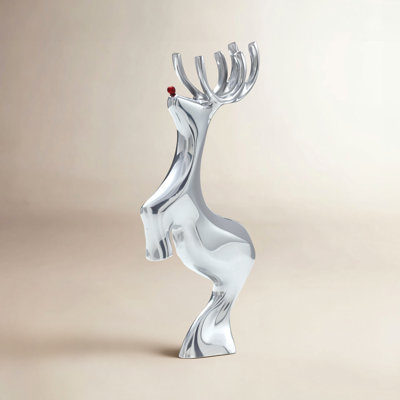 Holiday Gifts Red-Nosed Reindeer Figurine