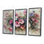 Rose et blanc, pétunia floral - ensemble d'art mural pétunias-1896640419-1896640427