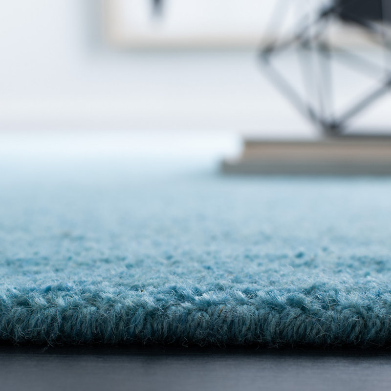 Moreau Hand Tufted Wool Solid Color Rug, Rectangle 10' x 14'