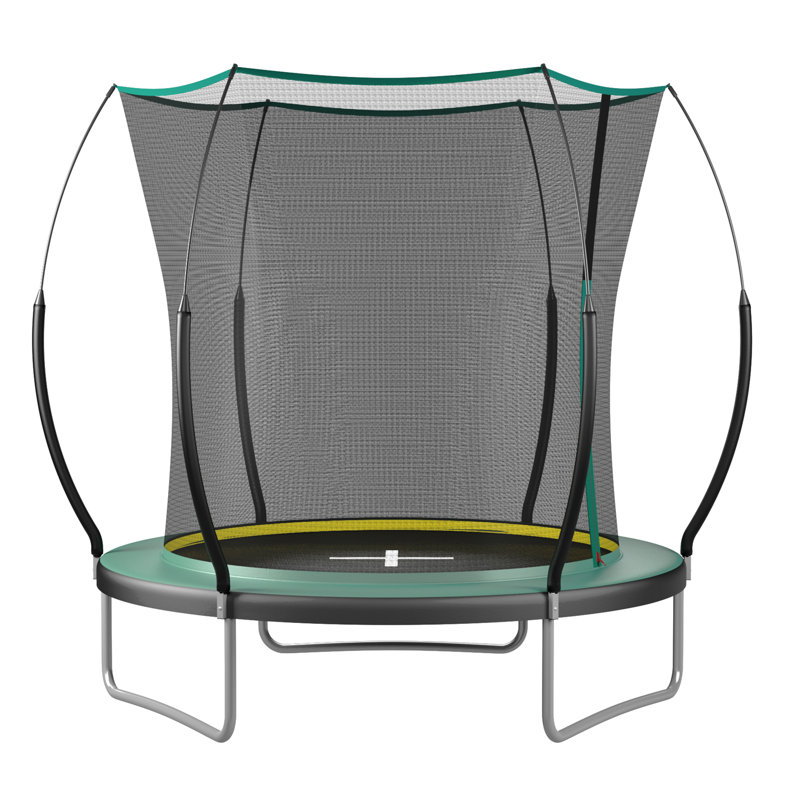 Trampoline YF 8FT Springfree No Gap - vert, Green