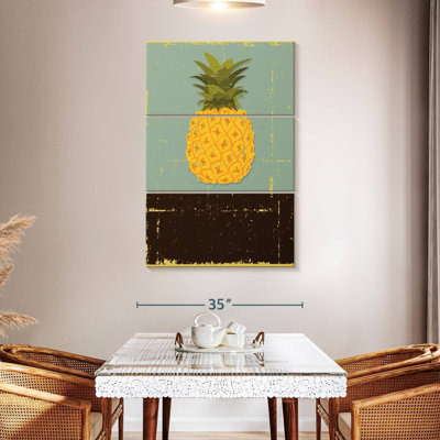 Yarlin Grunge Retro Pineapple